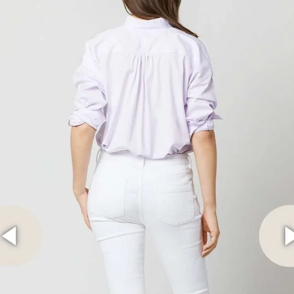 Ann Mashburn Gracen Top Lilac - EUC - Picture 2 of 6